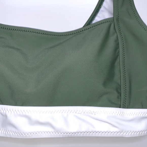 NEW BLOOMING JELLY Green White High Rise Bikini - Picture 5 of 16